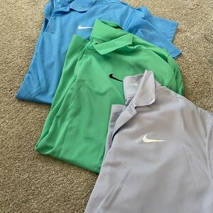 Nike Polo Shirt Trio - Sky Blue, Mint Green, Lilac